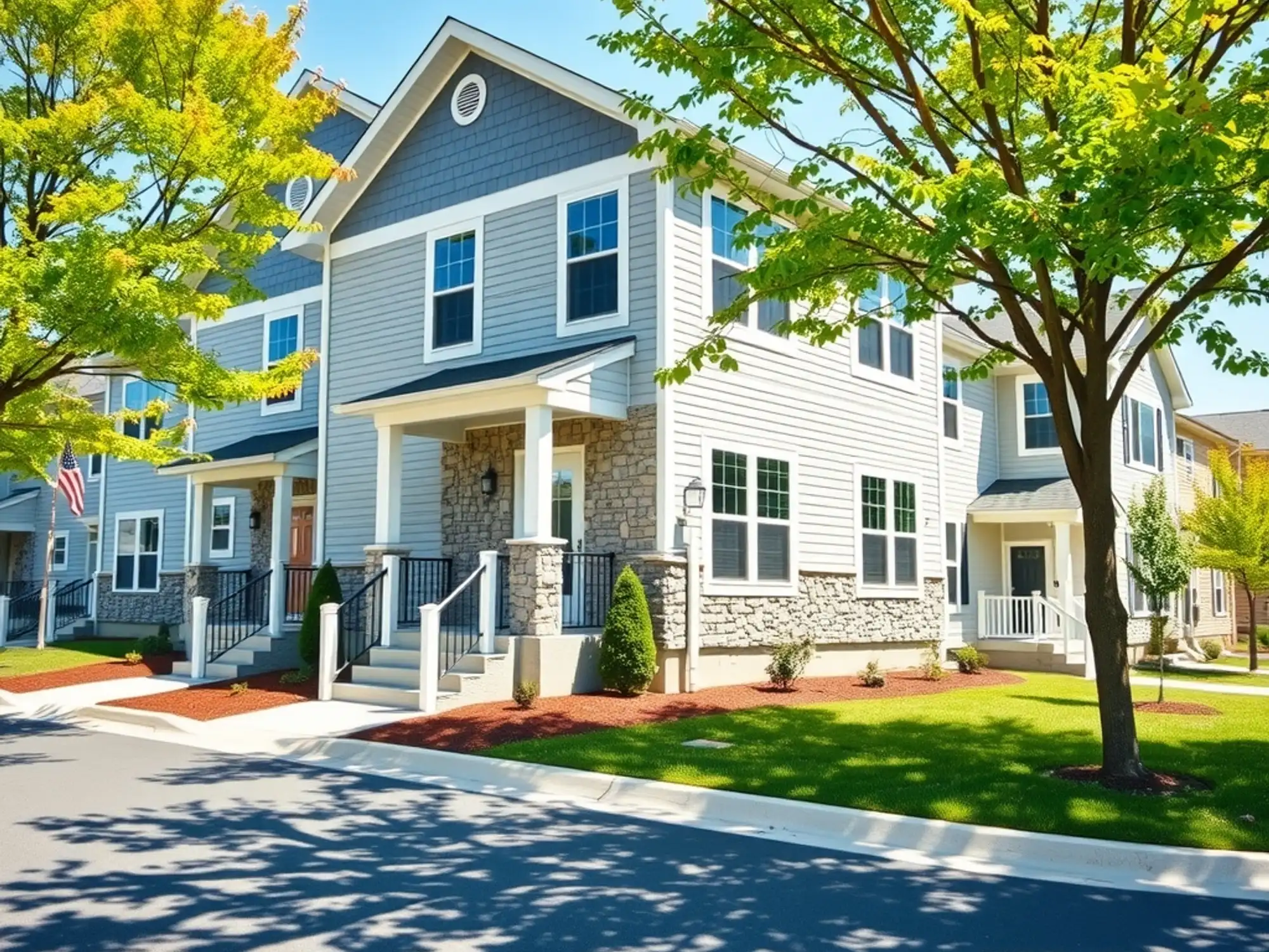New-construction townhouse off Chestnut — photo 1