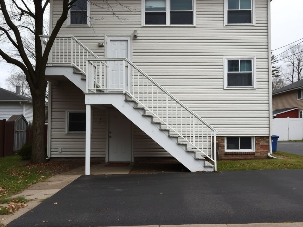 Three-bedroom second floor on Oak